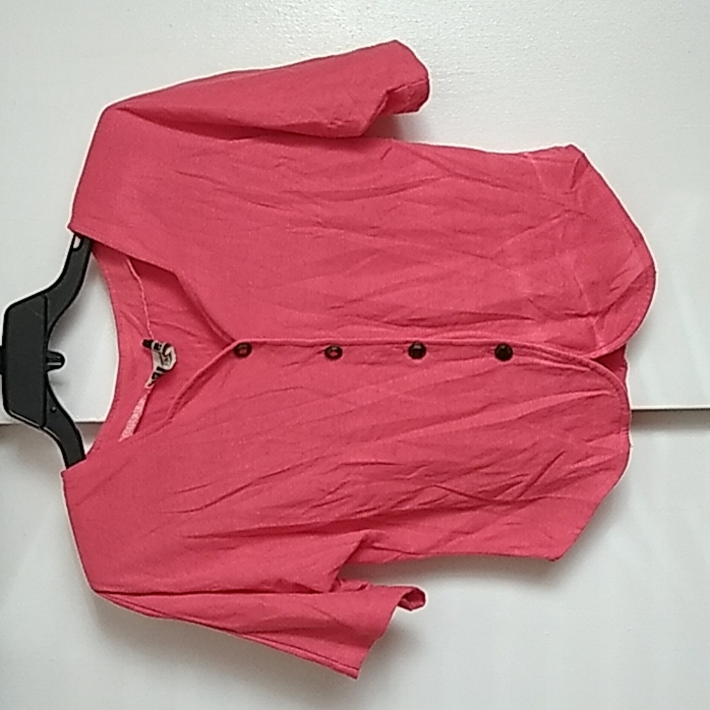 Vtg 80s button up top.szL